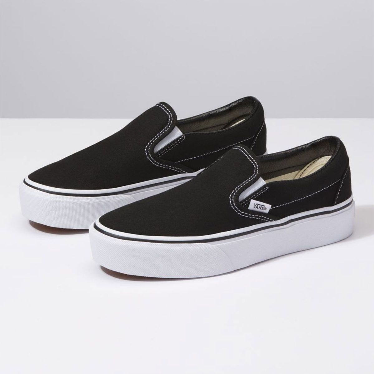 VANS - Zapatillas urbanas Mujer Vans VN00018EBLK Clas Slip Plat