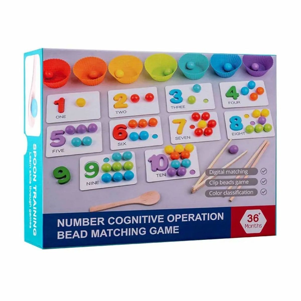 HANDSTOYS - Juego Pinza Numérico Handstoys