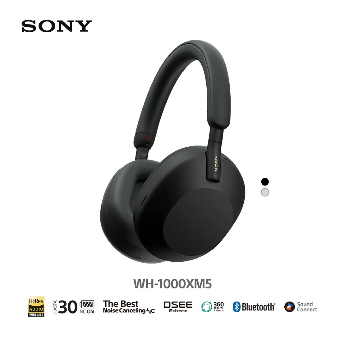 SONY - Sony Audífonos Bluetooth WH-1000XM5 Noise Cancelling