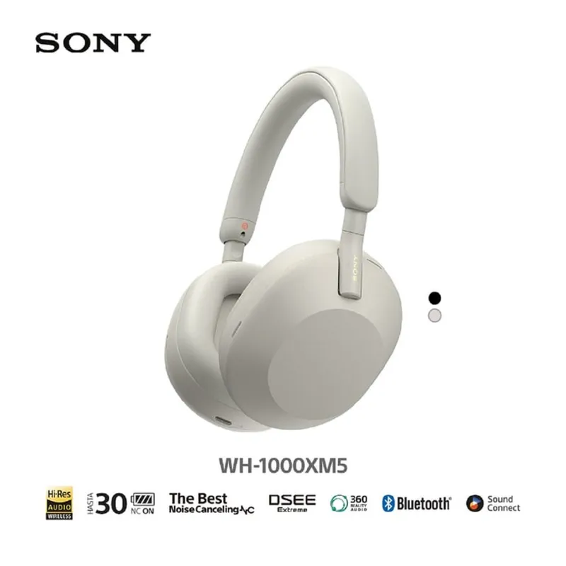 SONY - Sony Audífonos Bluetooth WH-1000XM5 Noise Cancelling