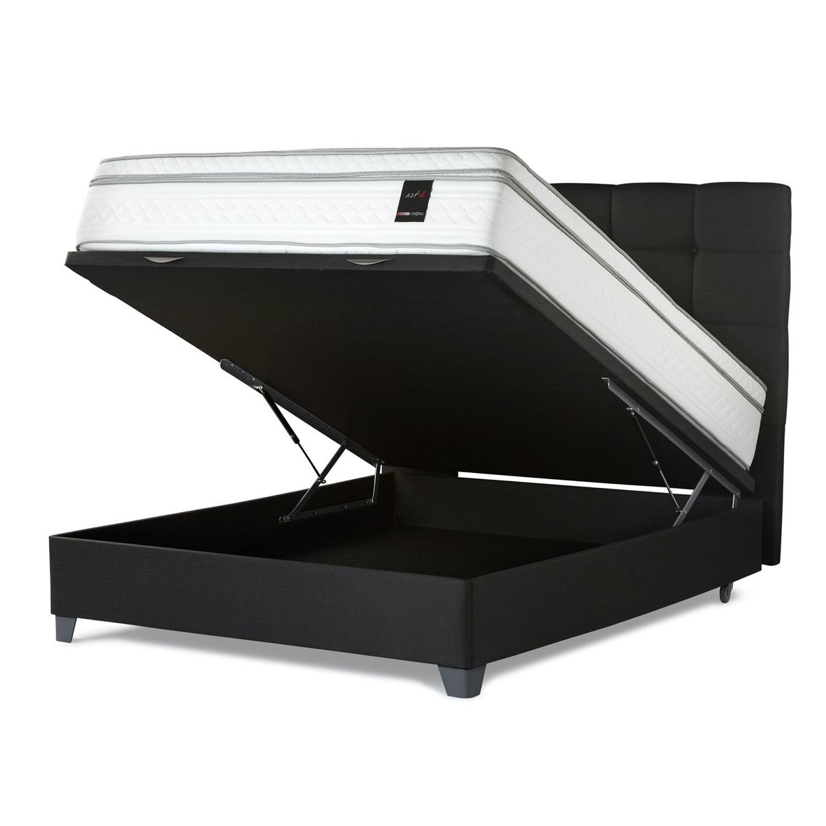 ROSEN - Dormitorio Boxet Art 4 Issey Grafito Queen