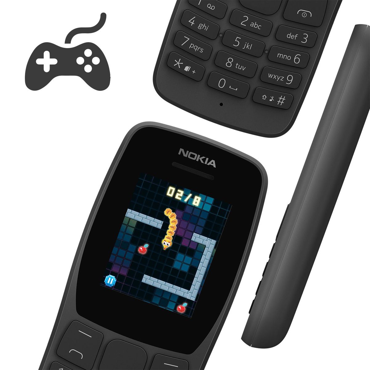 NOKIA - Celular Nokia 110 Dual Sim 2g Radio Fm Cámara Negro