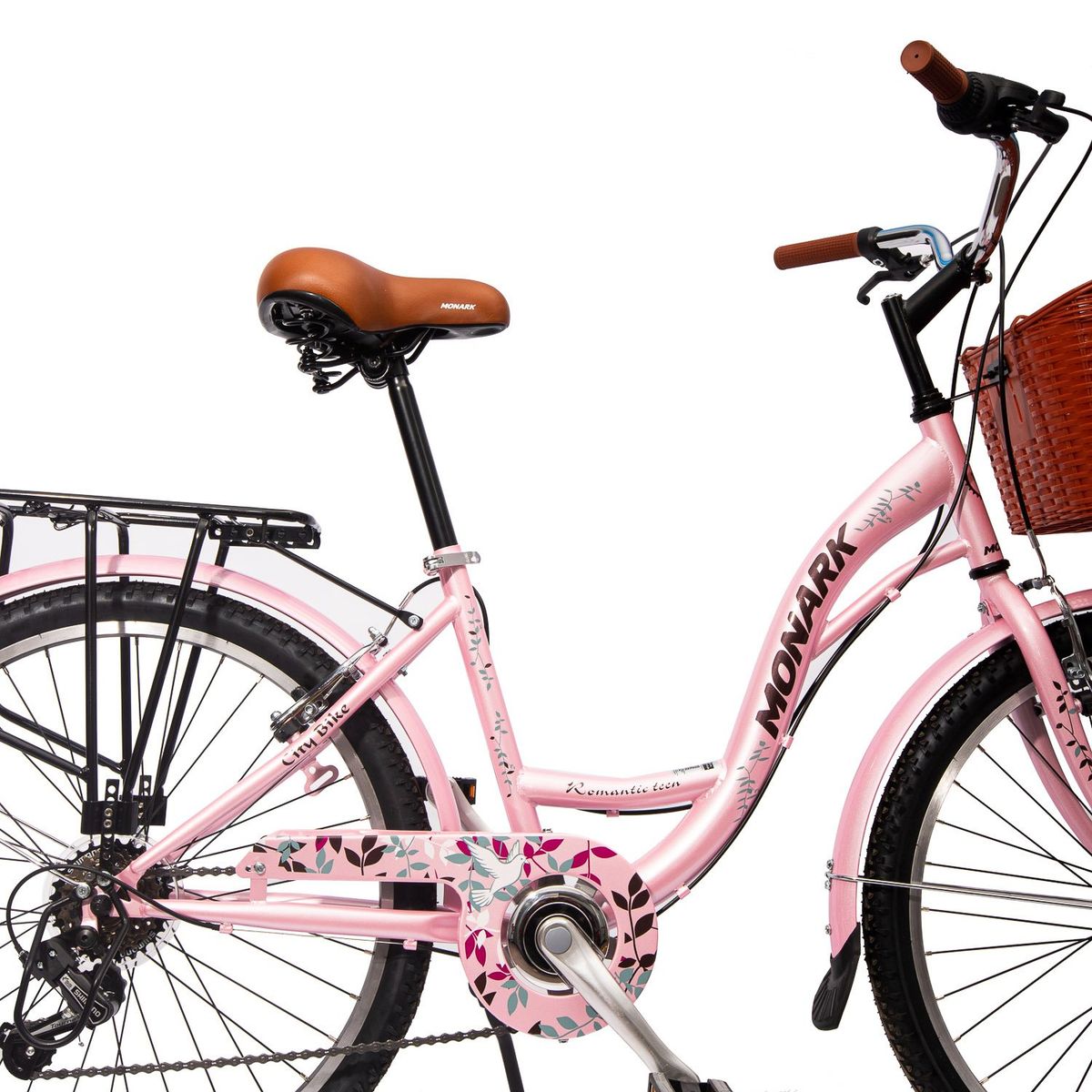 MONARK - Bicicleta Monark Romantic Teen Aro 24 Coral