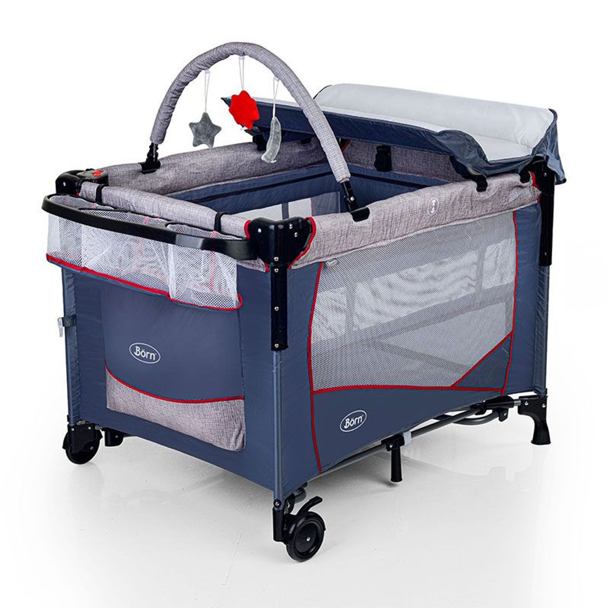 BORN - Cuna Corral Pack and Play Corral + Colecho Lit