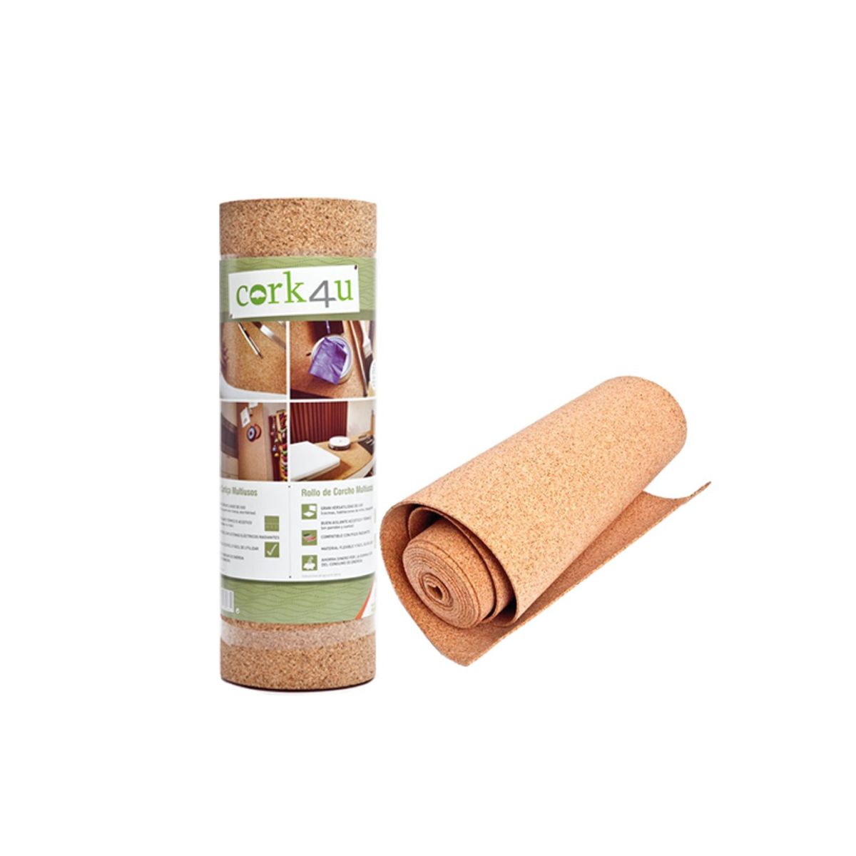  - Rollo de Corcho ½m x 5m x 4mm