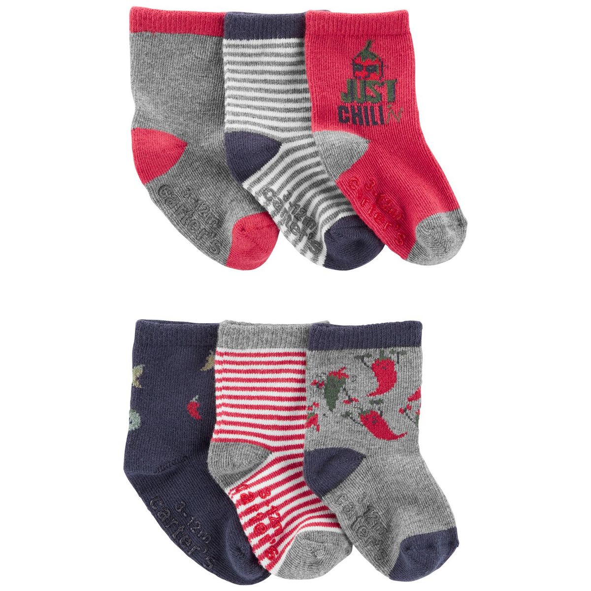 CARTER'S - Medias Pack x6 Niño Carters