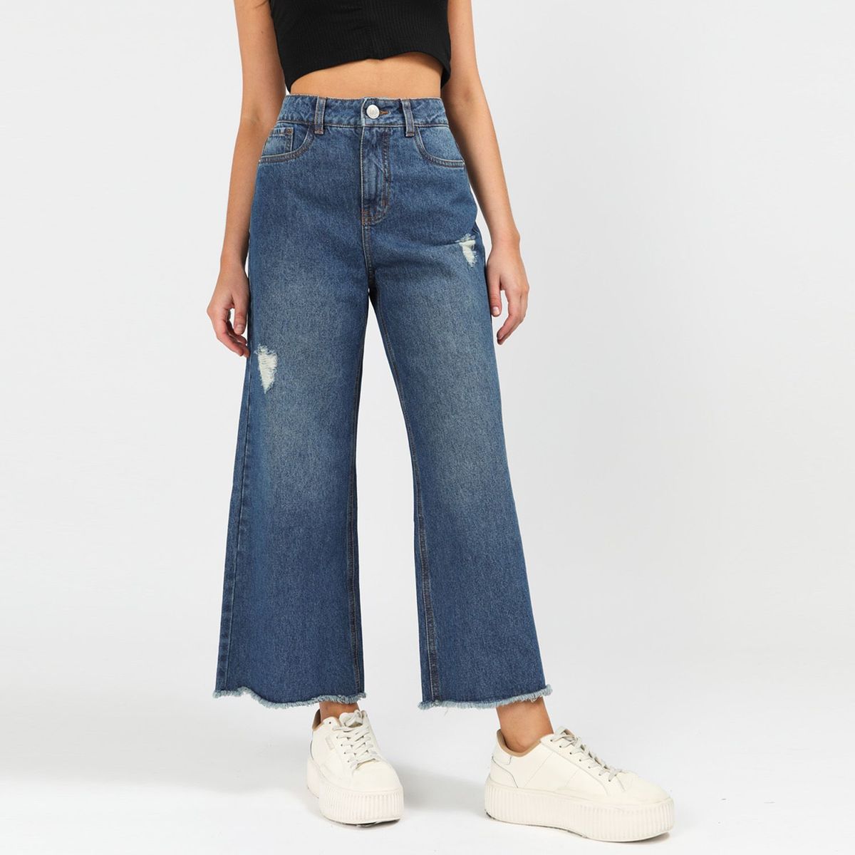 SYBILLA - Jean Wide Leg Mujer Sybilla