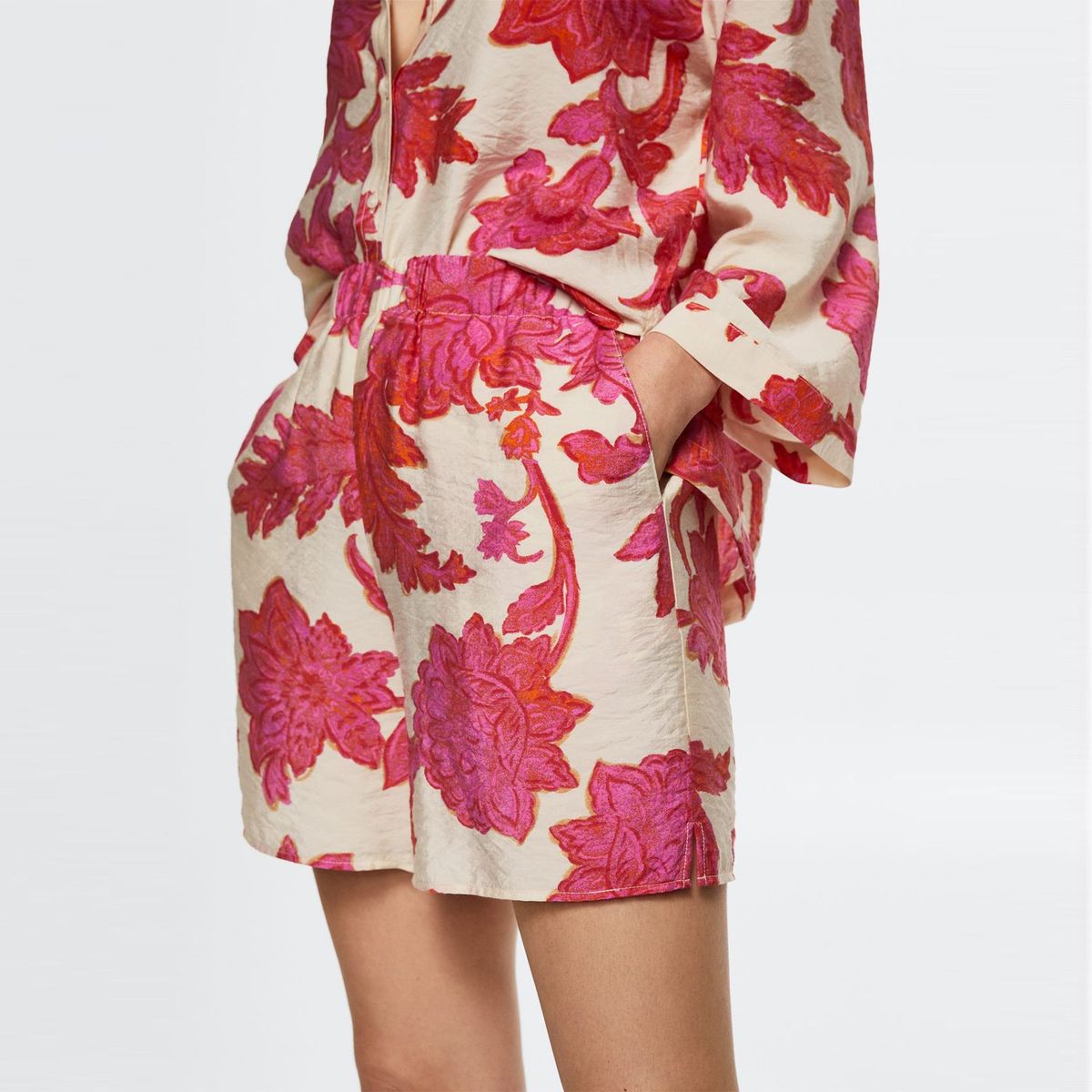 MANGO - Short Flores Mujer Mango