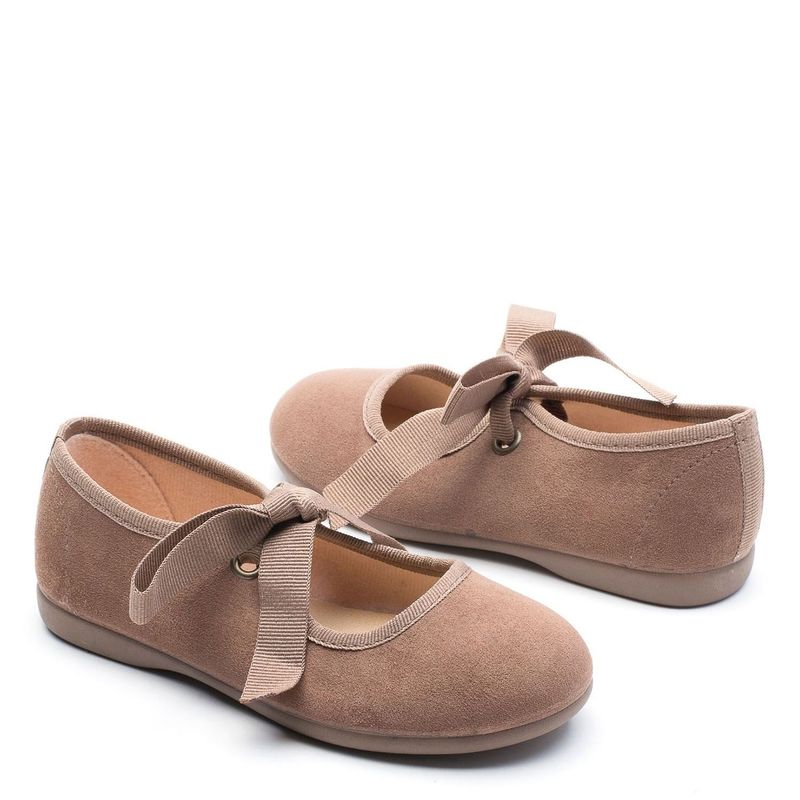 TOKOLATE - Ballerinas Niña Tokolate Angelito Basico Serratex