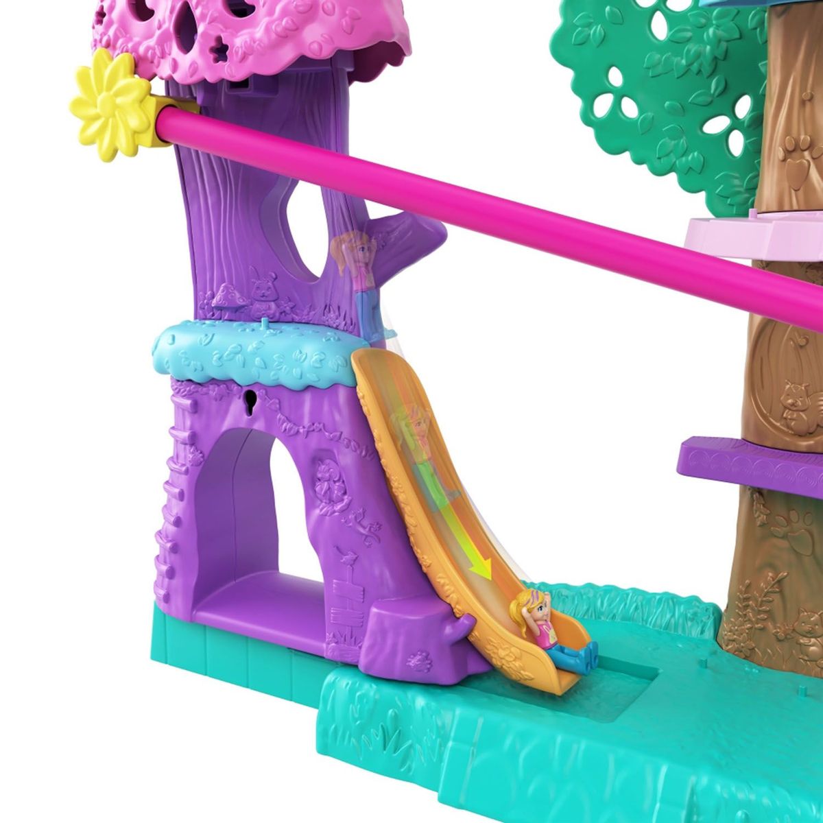 POLLY POCKET - Playset Pollyville Casa de Aventuras del Árbol
