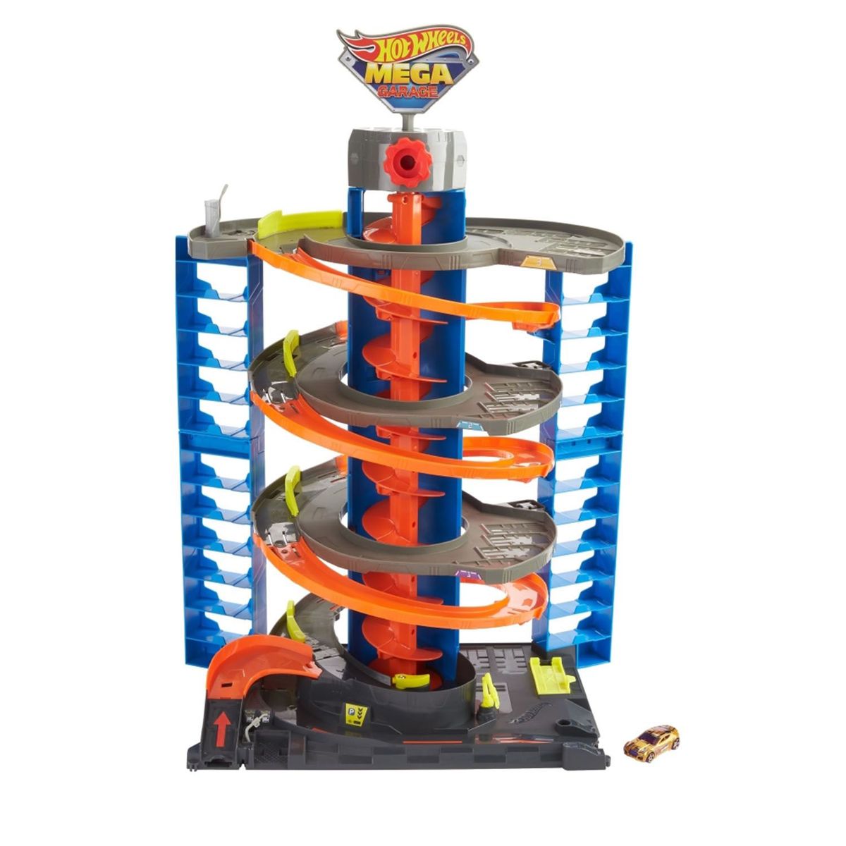 HOT WHEELS - Juguete Pista de Carros City Mega Garage