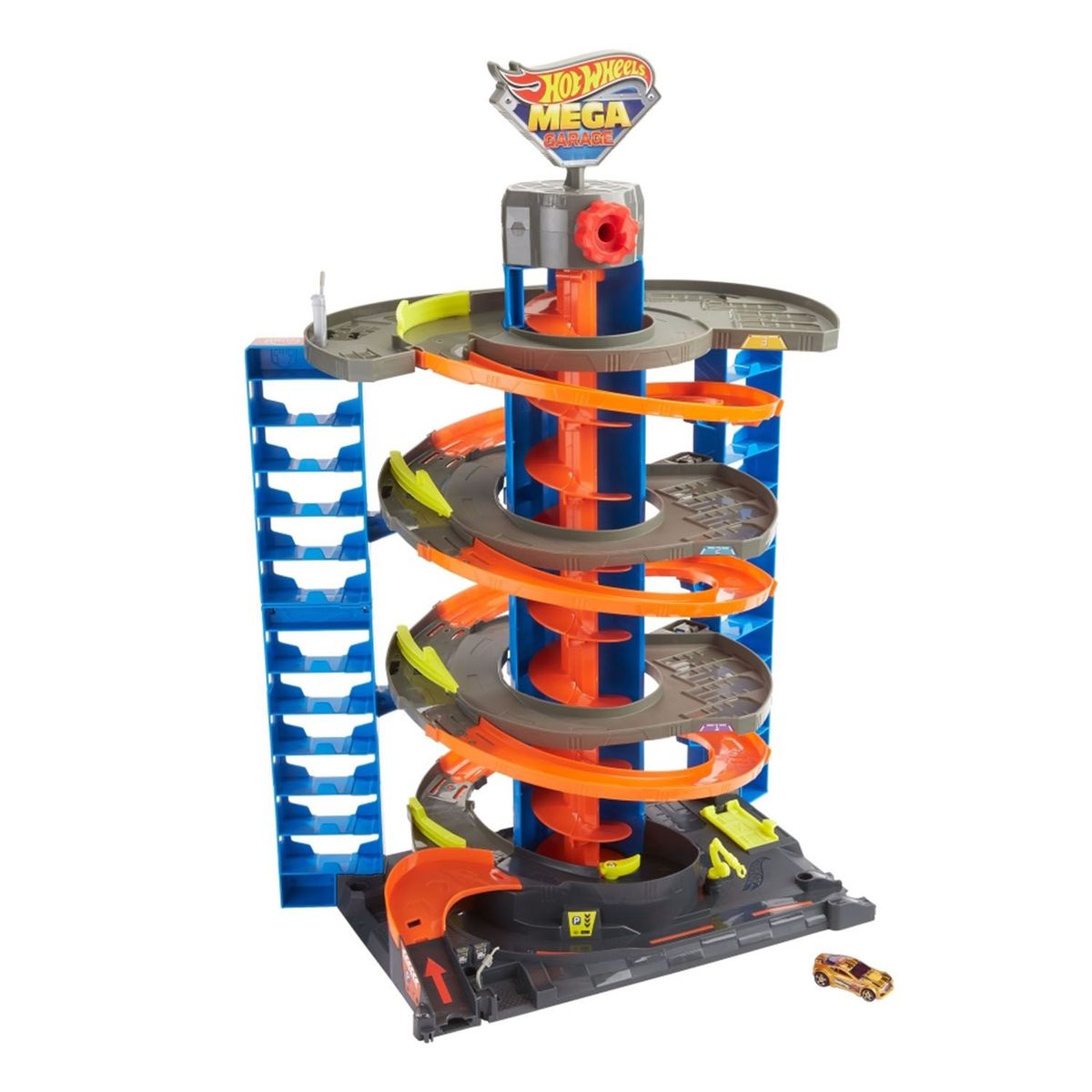 HOT WHEELS - Juguete Pista de Carros City Mega Garage