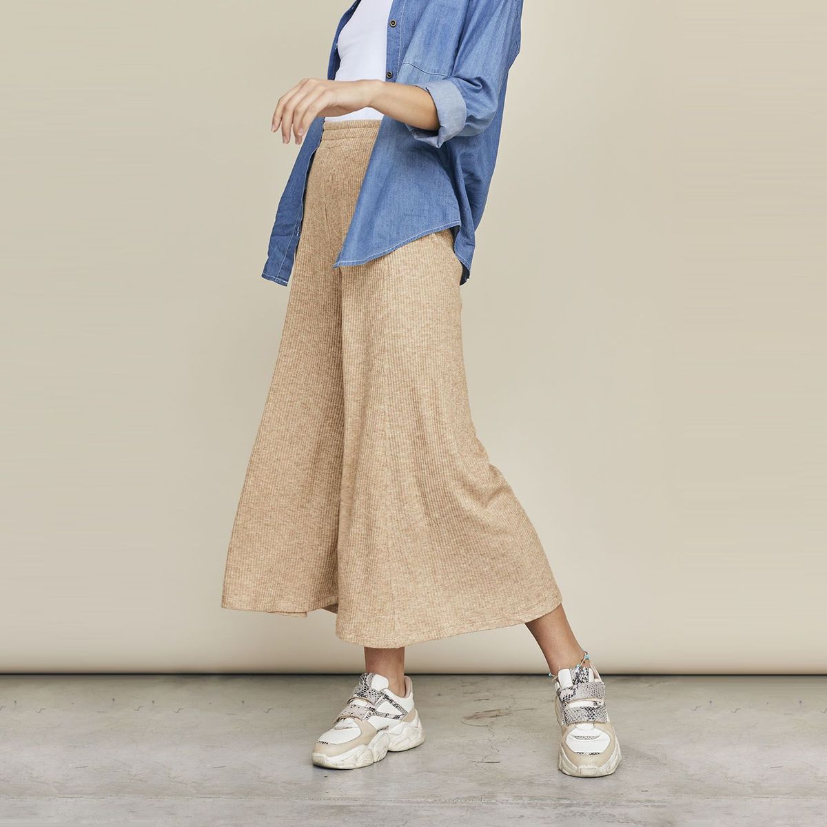 BLACK CHA CHA - Pantalón Palazzo Mujer Black Cha Chá