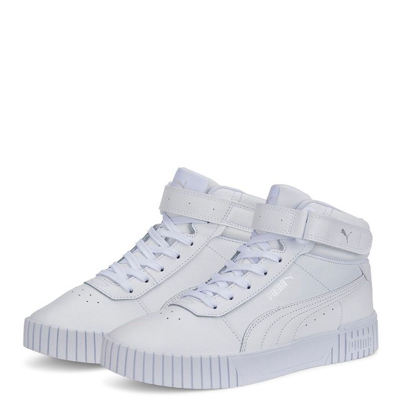 PUMA - Zapatillas Urbanas Mujer Puma Carina 2.0 Mid Blanco