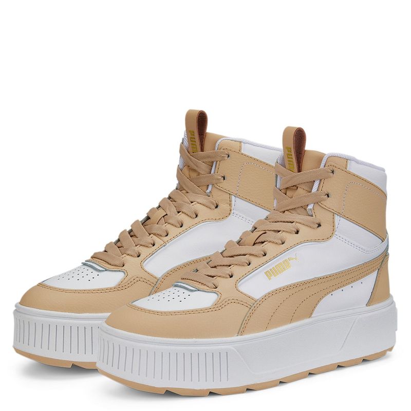 PUMA - Zapatillas Urbanas Mujer Puma Karmen Rebelle Mid Blanco