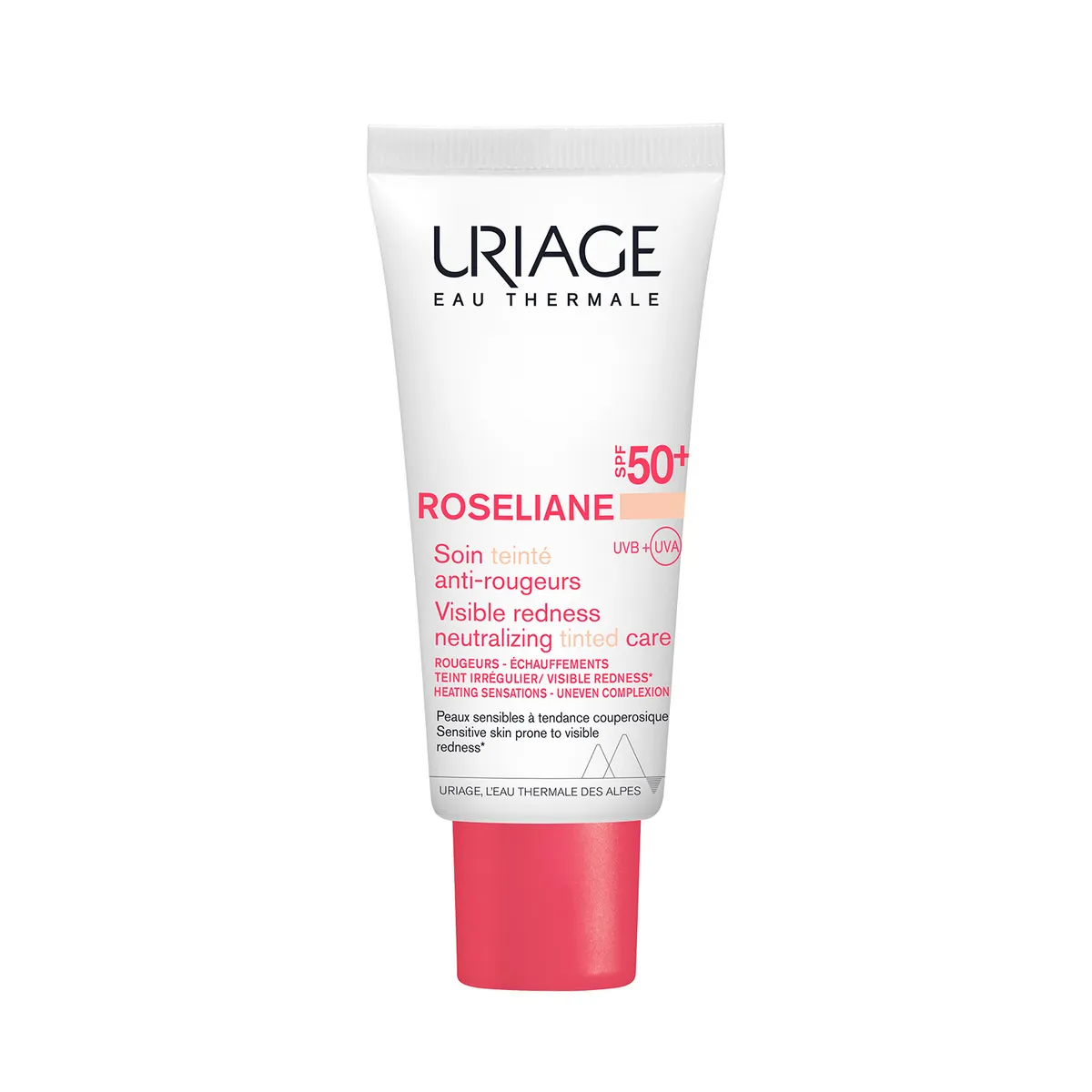 URIAGE - Uriage Roséliane CC Cream SPF50+ 40ml - Protección muy alta con cobertura para el cuidado de la piel sensible
