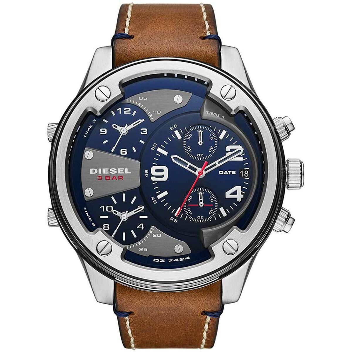 DIESEL - Reloj Analógico Boltdown DZ7424 Triple Hora