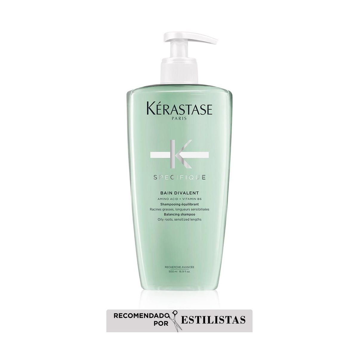 KERASTASE - Shampoo Kérastase Spécifique Divalent raíz grasa 500ml