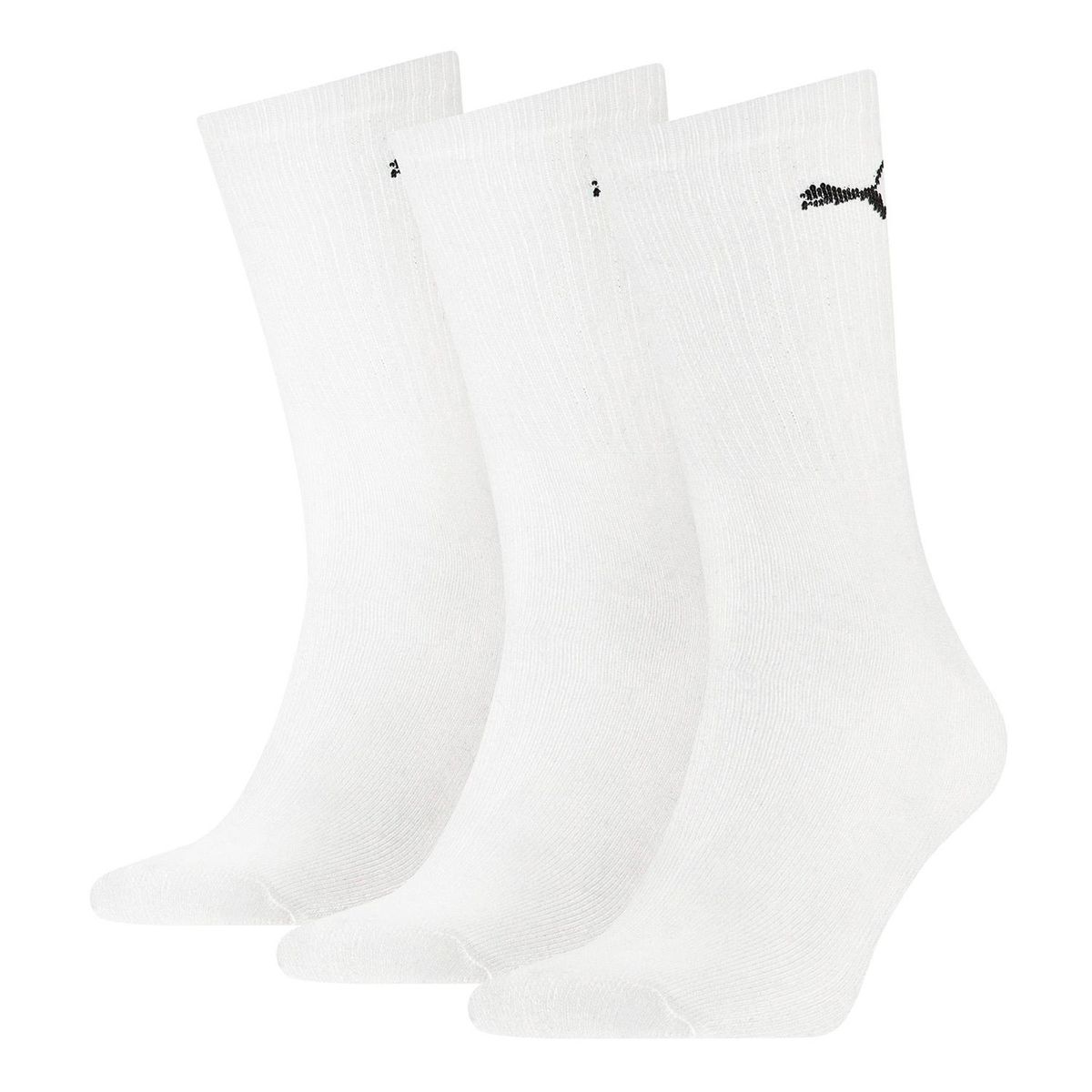 PUMA - Pack x3 Medias Deportivas Crew Sock Unisex