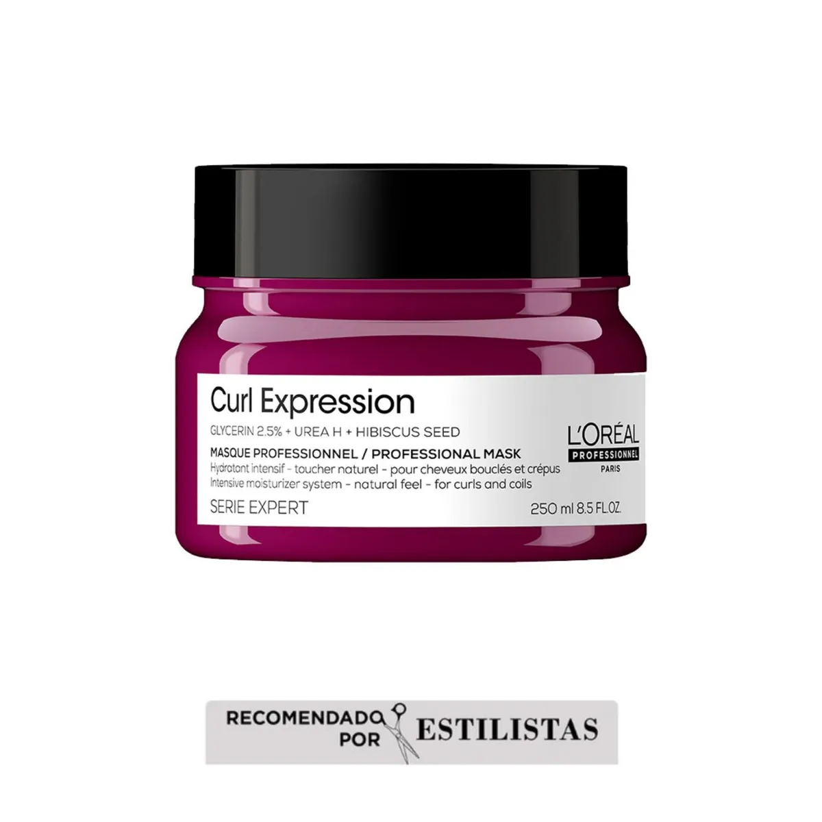 LOREAL PROFESSIONNEL - Mascarilla De Hidratación Intensa Para Cabello Con Rulos Curl Expression 250Ml