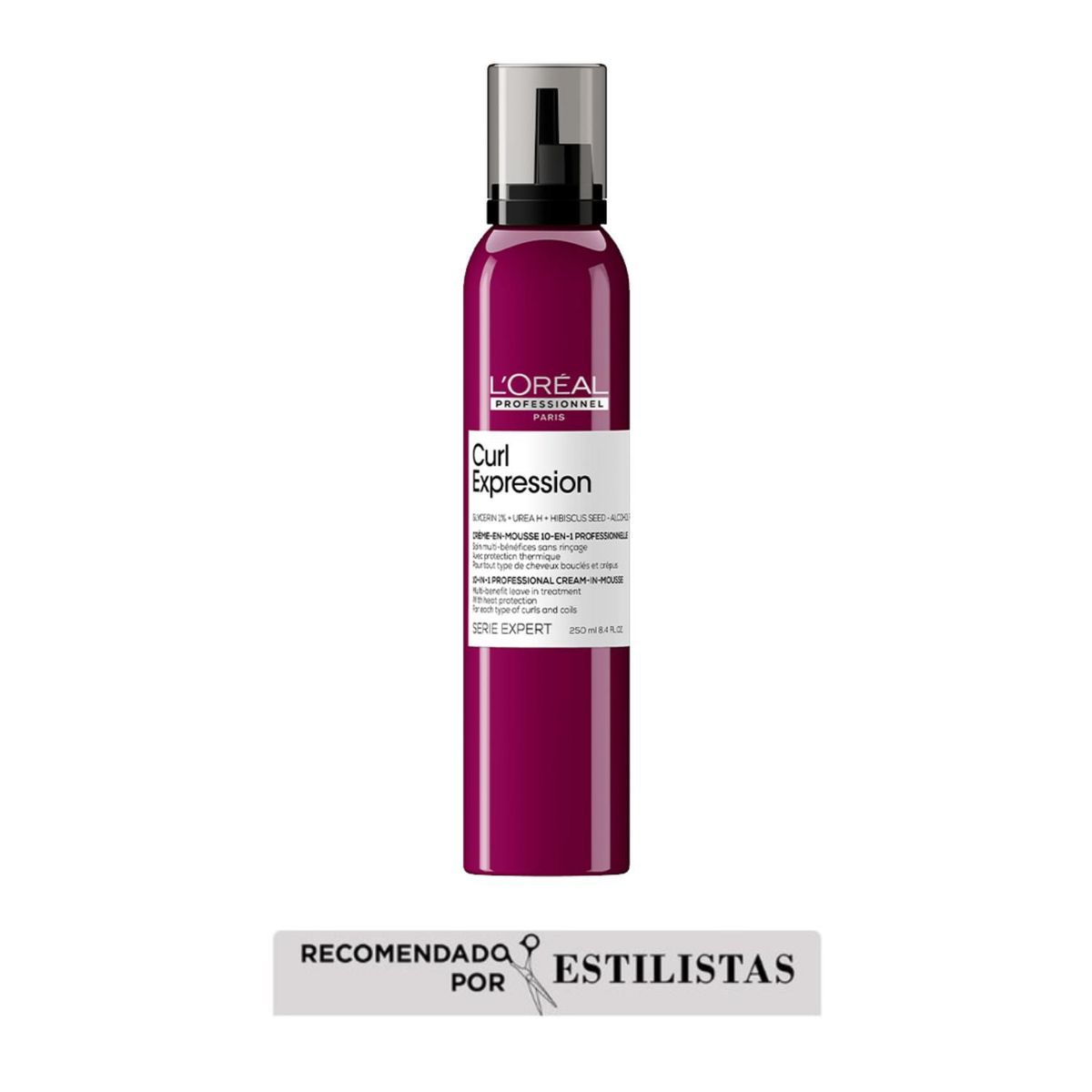 LOREAL PROFESSIONNEL - Mousse En Crema 10 En 1 Para Cabello Con Rulos Curl Expression 250Ml