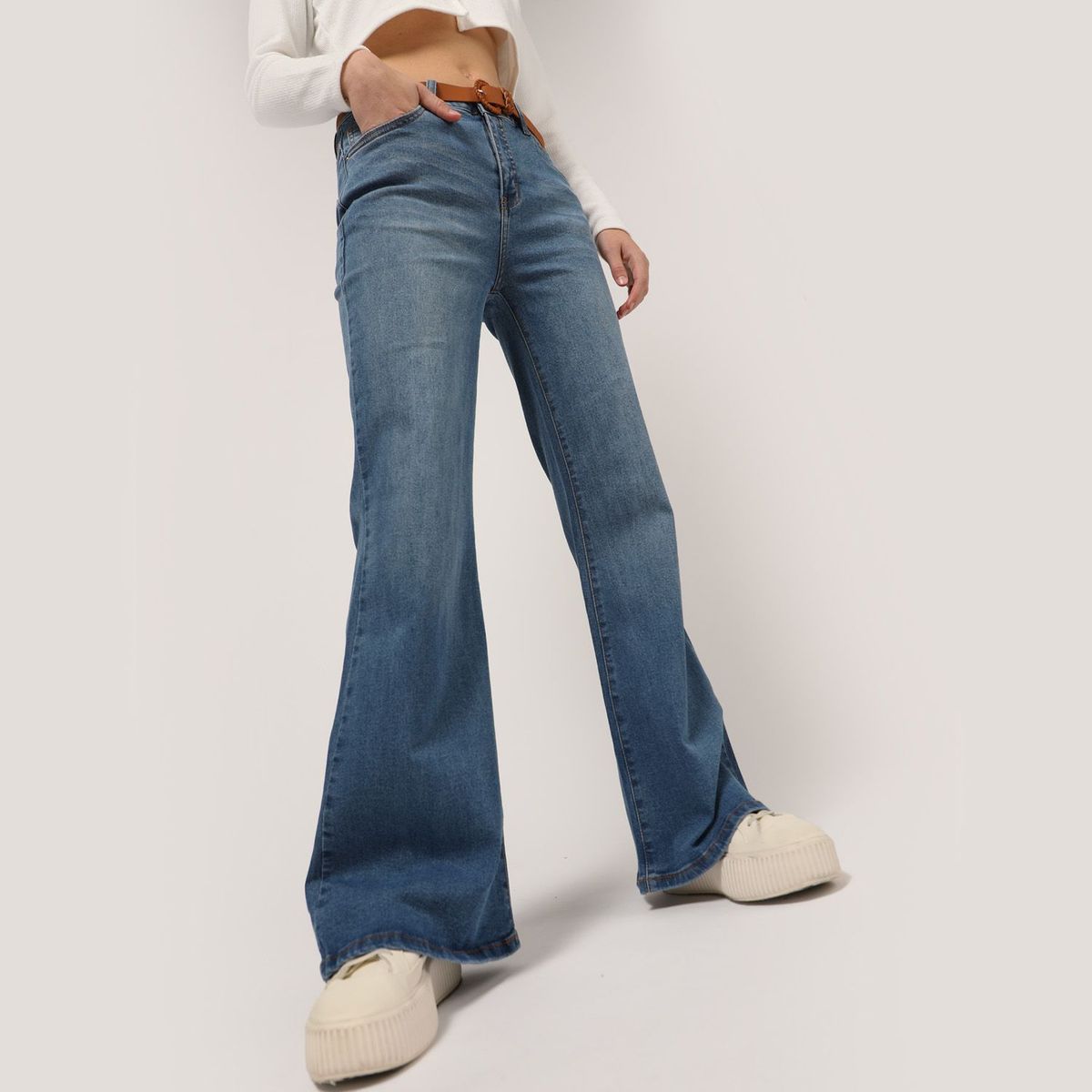 SYBILLA - Jean Flare Mujer Sybilla x Merly Morello