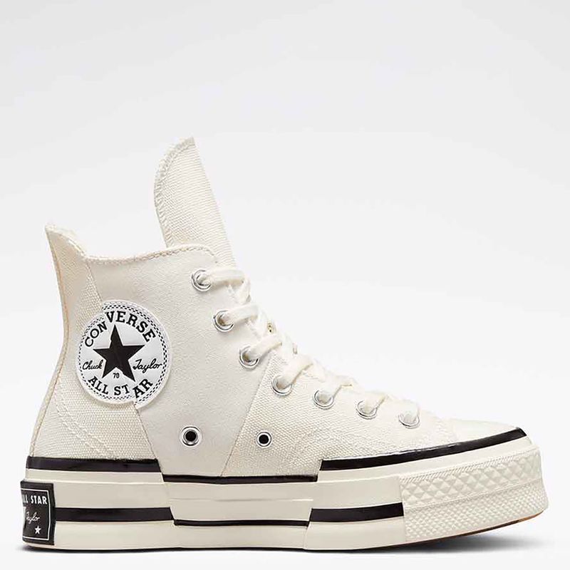 CONVERSE - Zapatilla Urbanas Mujer Converse Chuck 70 Plus Canvas Hi Beige