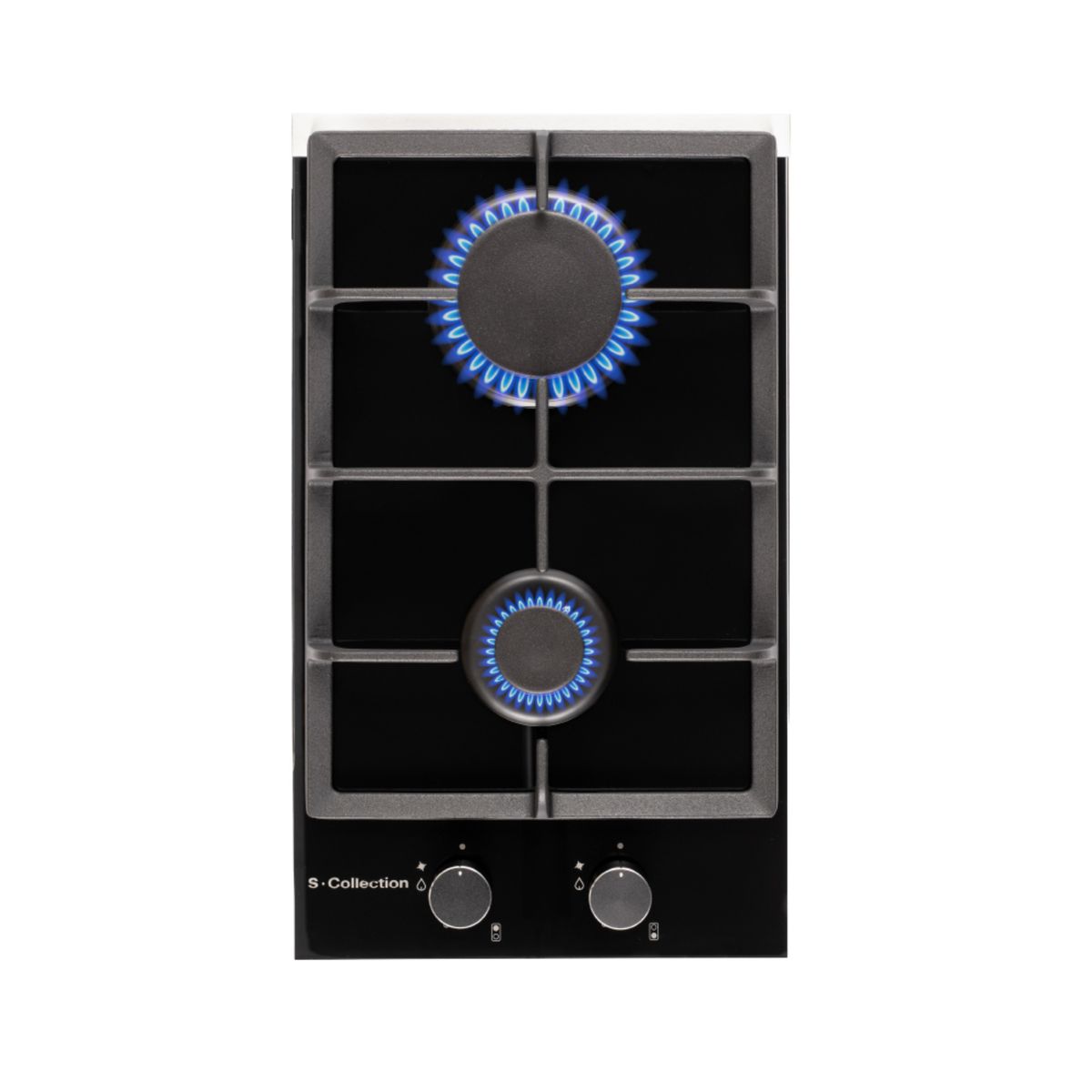 SCOLLECTION - Encimera Scollection Vidrio Templado A Gas 30Cm 2 Hornillas