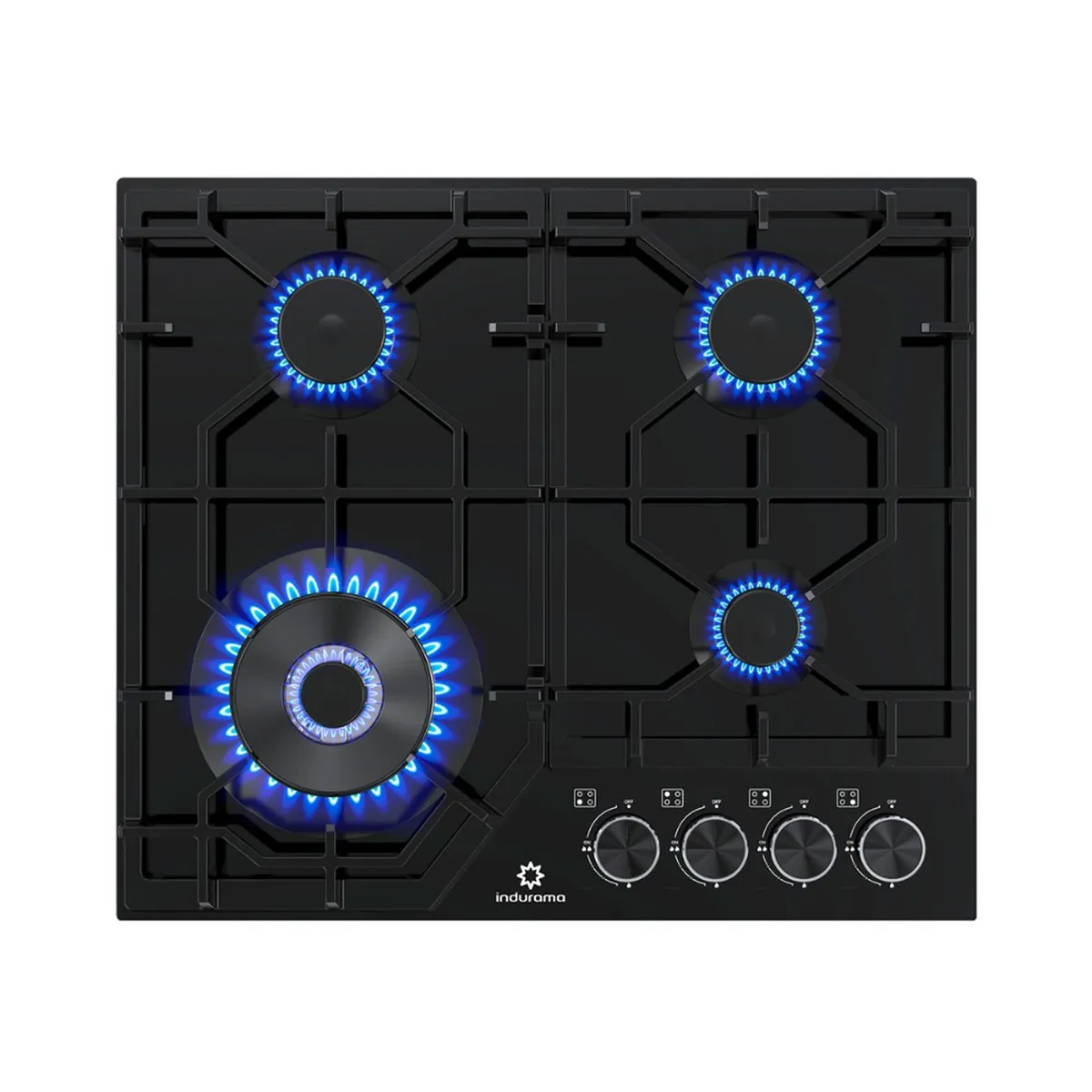 INDURAMA - Encimera A Gas 4 Hornillas