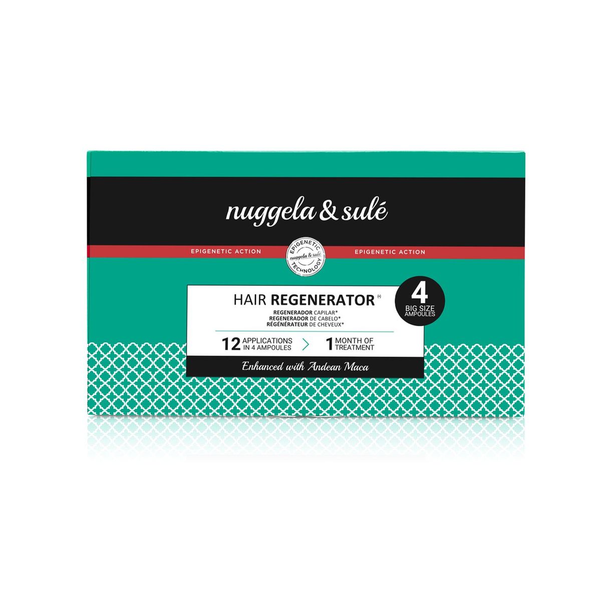 NUGGELA & SULE - Ampollas Regeneradoras Capilar - Pack 4 unidades