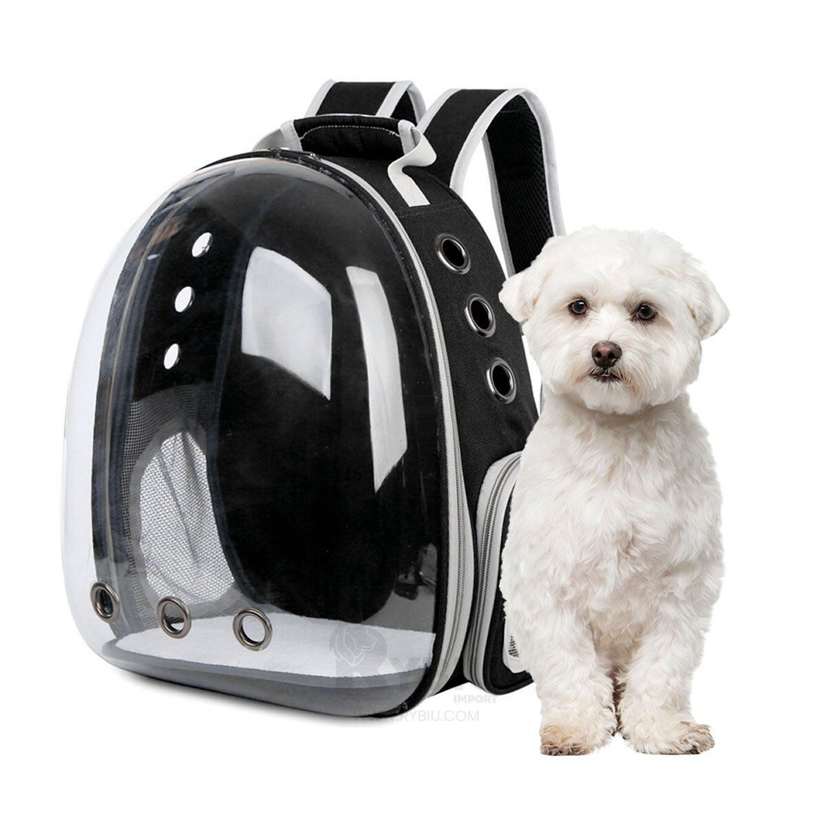 GENERICO - Mochila para Transportar Perros Negro