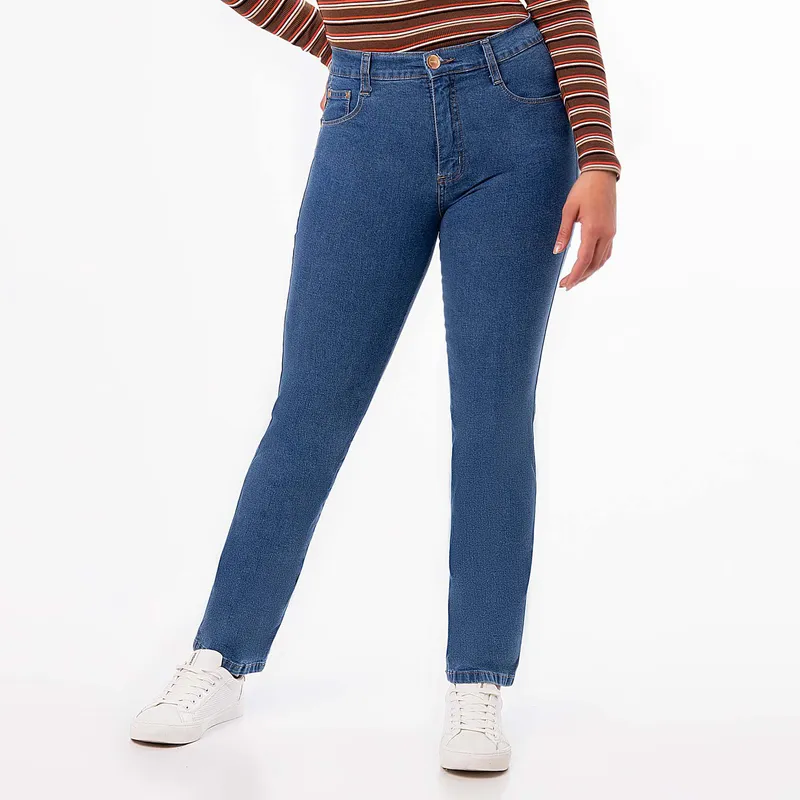 PIONIER - Jean Straight Algodón Mujer Pionier