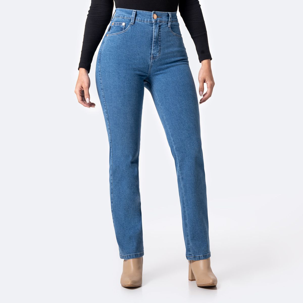 PIONIER - Jean Straight Algodón Mujer Pionier