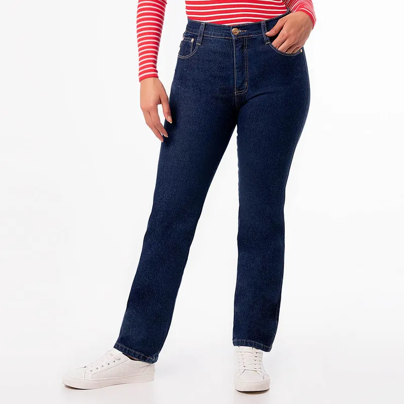 PIONIER - Jean Straight Algodón Mujer Pionier