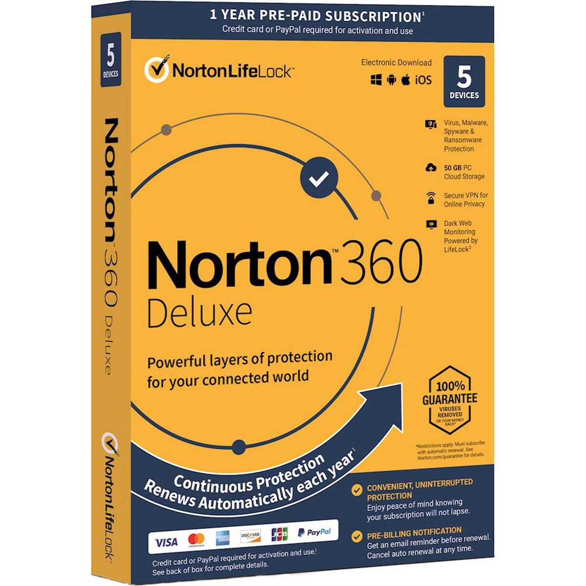 NORTON - ESD Norton 360 Deluxe 5, 50gb