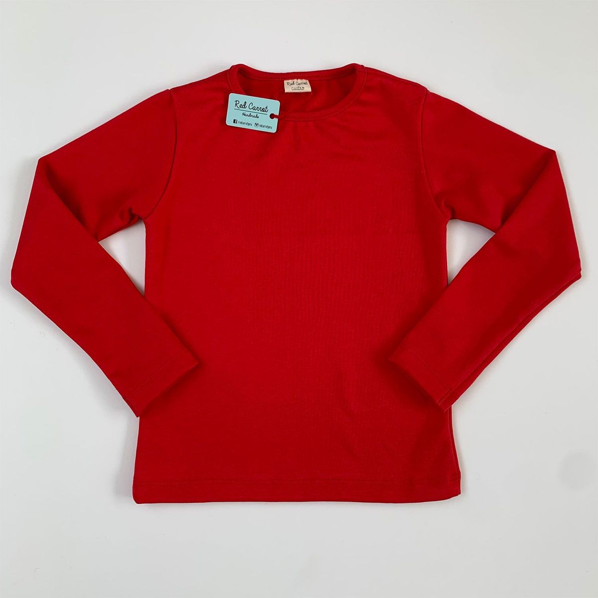 RED CARROT - Polo Niño Niña Manga Larga Algodón Red Carrot