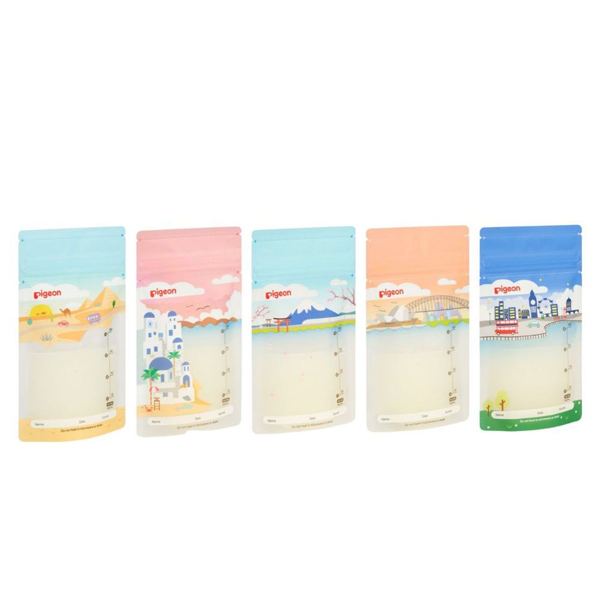 PIGEON - Bolsa para Almacenar Leche Materna 120ml x25 Unid