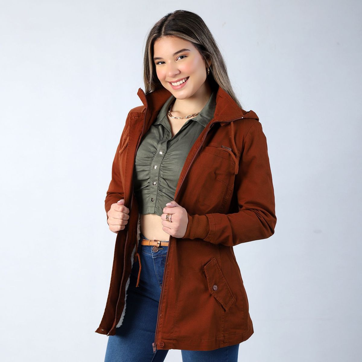 FORDAN JEANS - Casaca Algodón Mujer Fordan Jeans