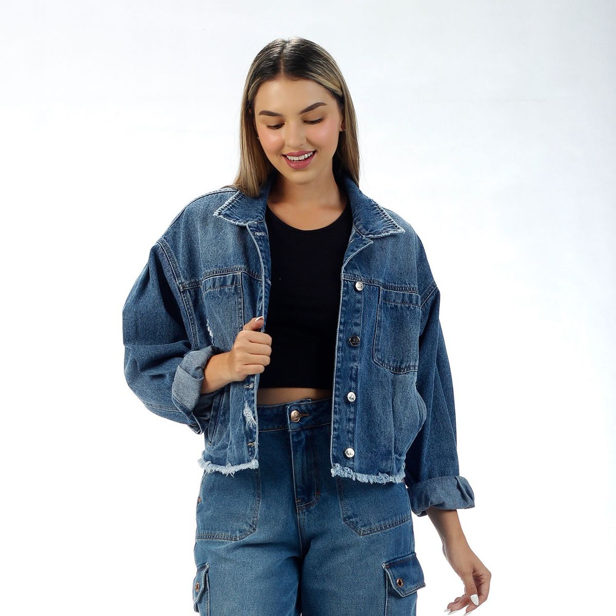 FORDAN JEANS - Casaca Jean Mujer Fordan Jeans