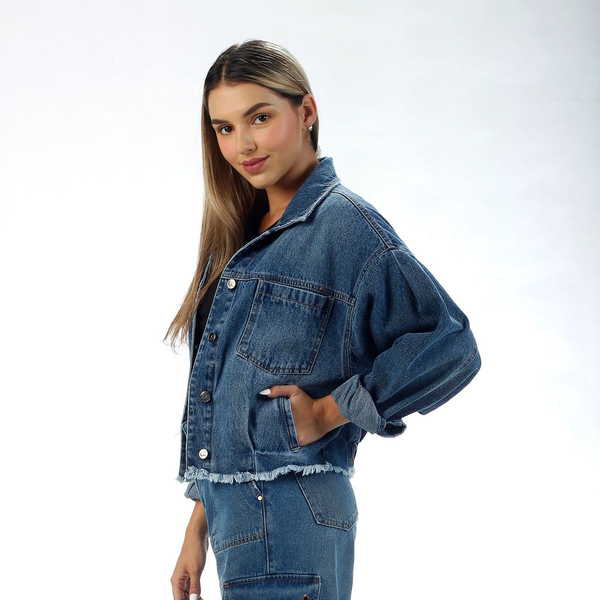 FORDAN JEANS - Casaca Jean Mujer Fordan Jeans