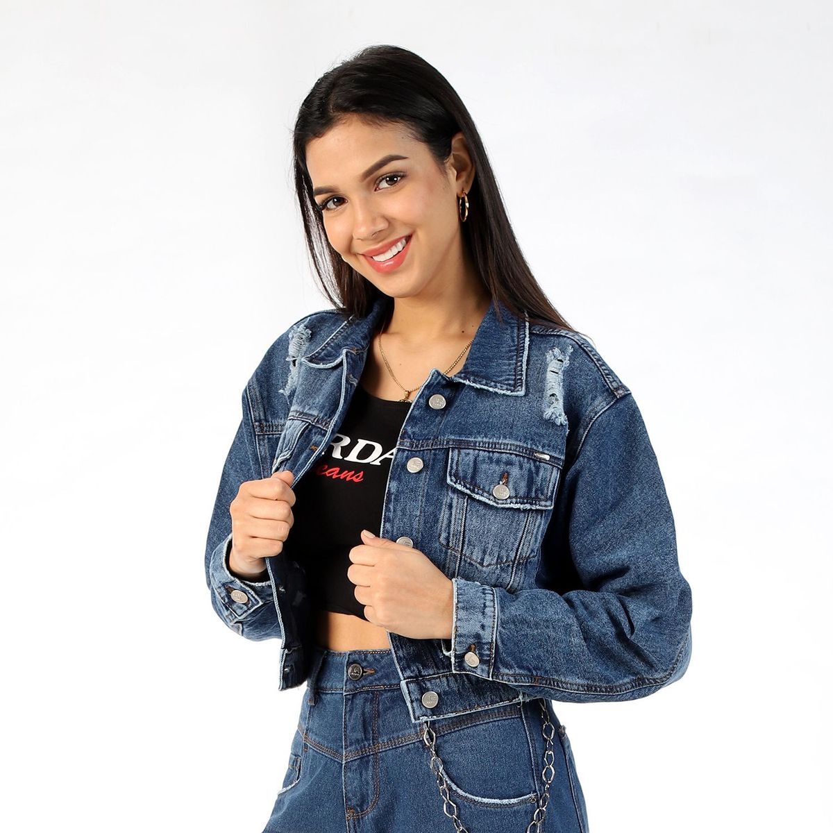 FORDAN JEANS - Casaca Algodón Mujer Fordan Jeans