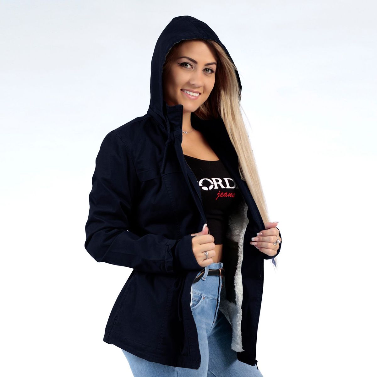 FORDAN JEANS - Casaca Parka Mujer Fordan Jeans