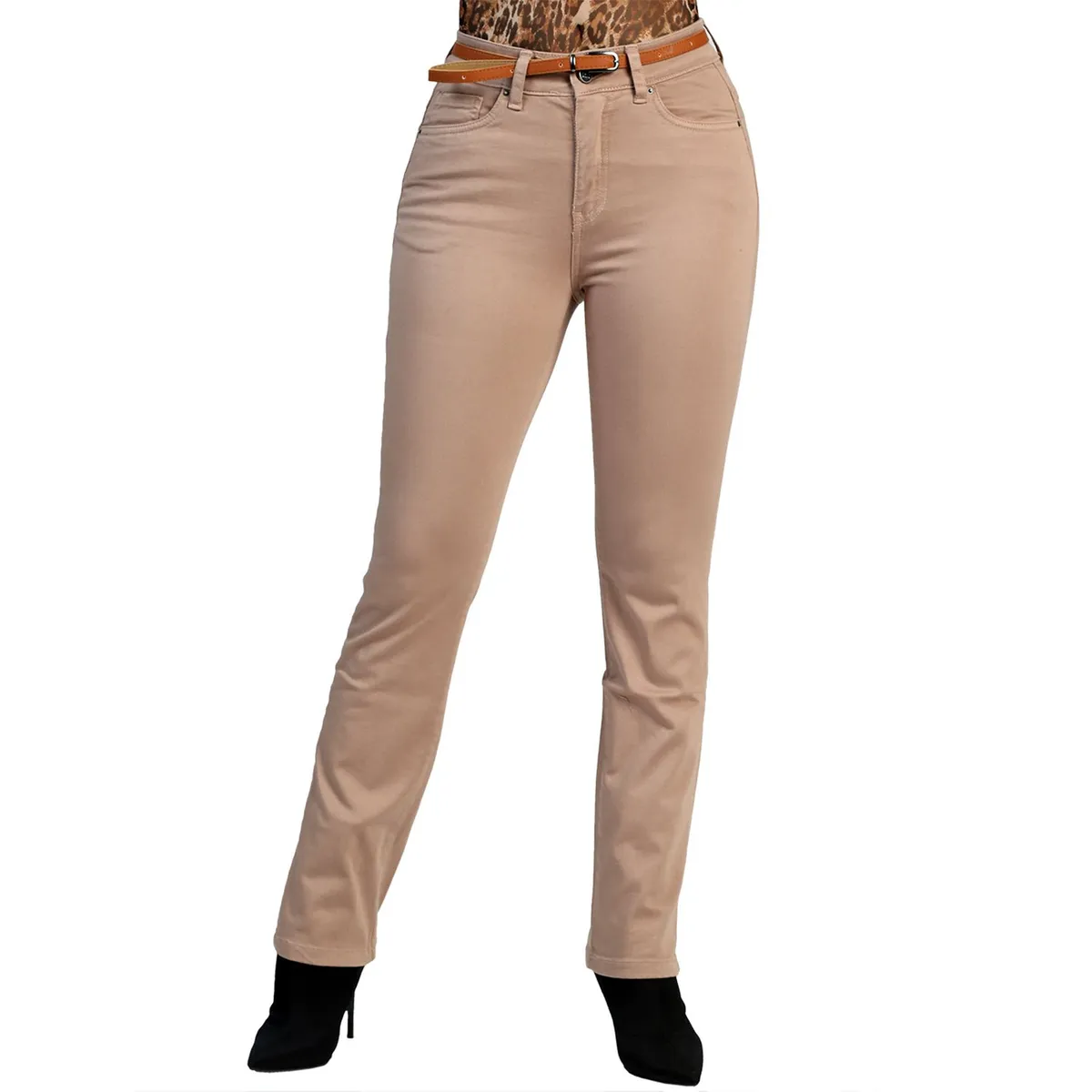 FORDAN JEANS - Jean Recto Algodón Mujer Fordan Jeans