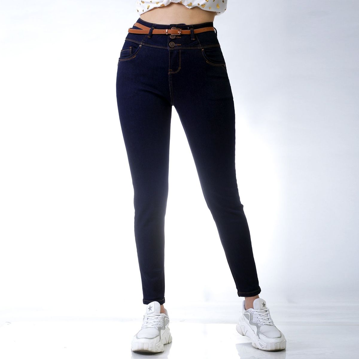 FORDAN JEANS - Jean Recto Algodón Mujer Fordan Jeans
