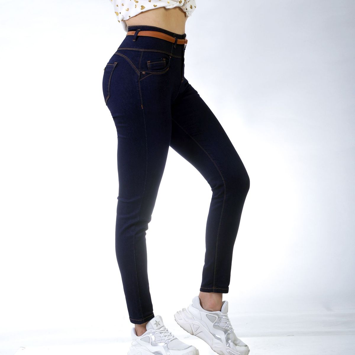 FORDAN JEANS - Jean Recto Algodón Mujer Fordan Jeans