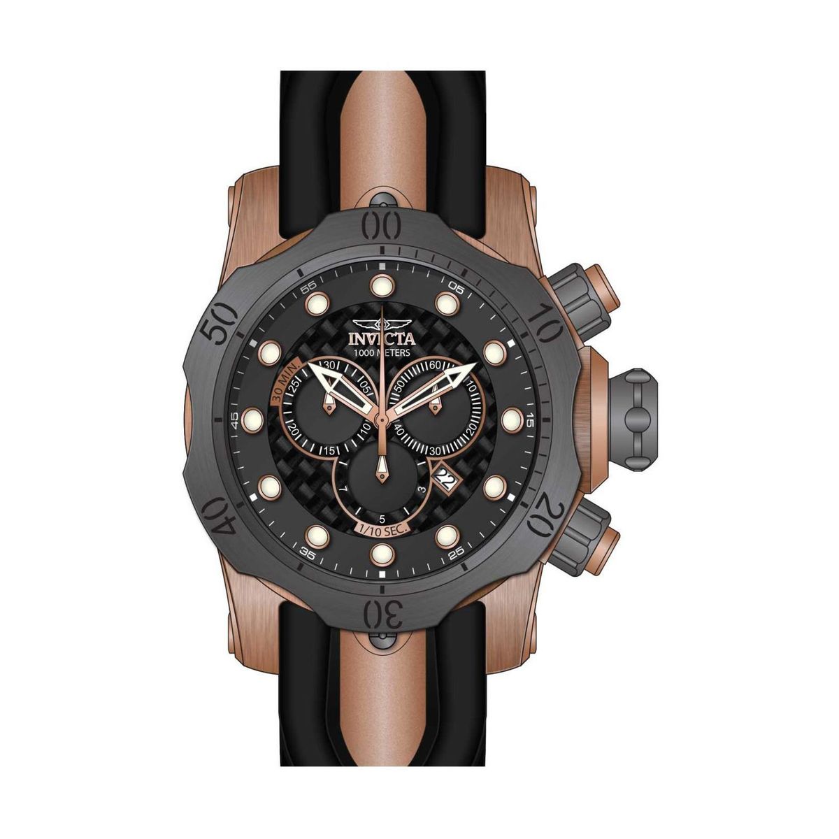 INVICTA - Reloj Invicta Hombre 0361 Quar + Estuche