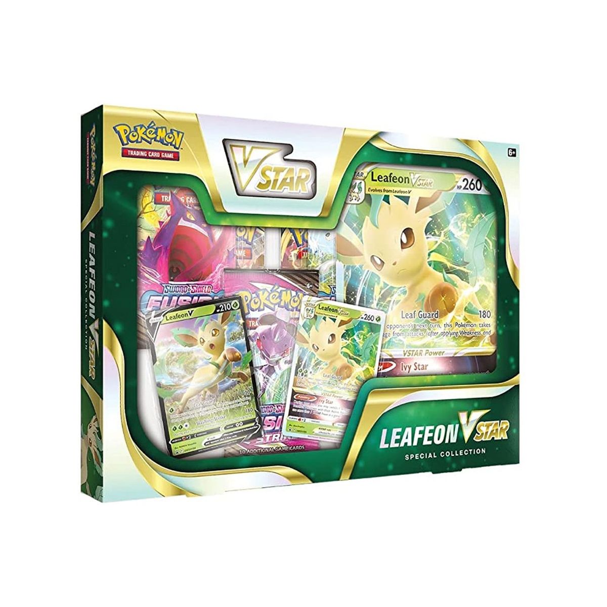 POKEMON - Juego de Cartas Pokemon Caja V Star Leafeon / Glaceon Español