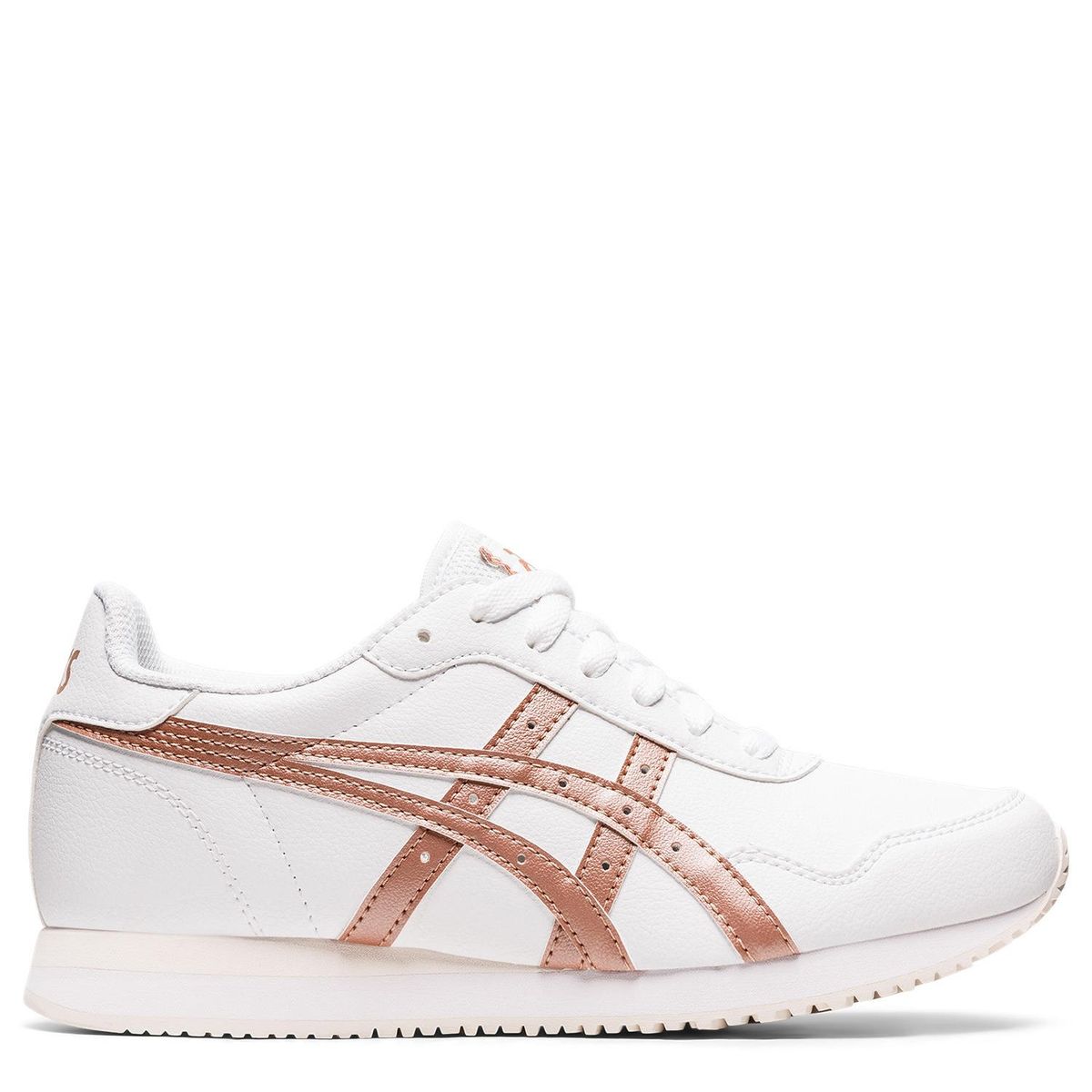 ASICS - Zapatillas Running Mujer Asics Tiger Runner White/Rose Gold