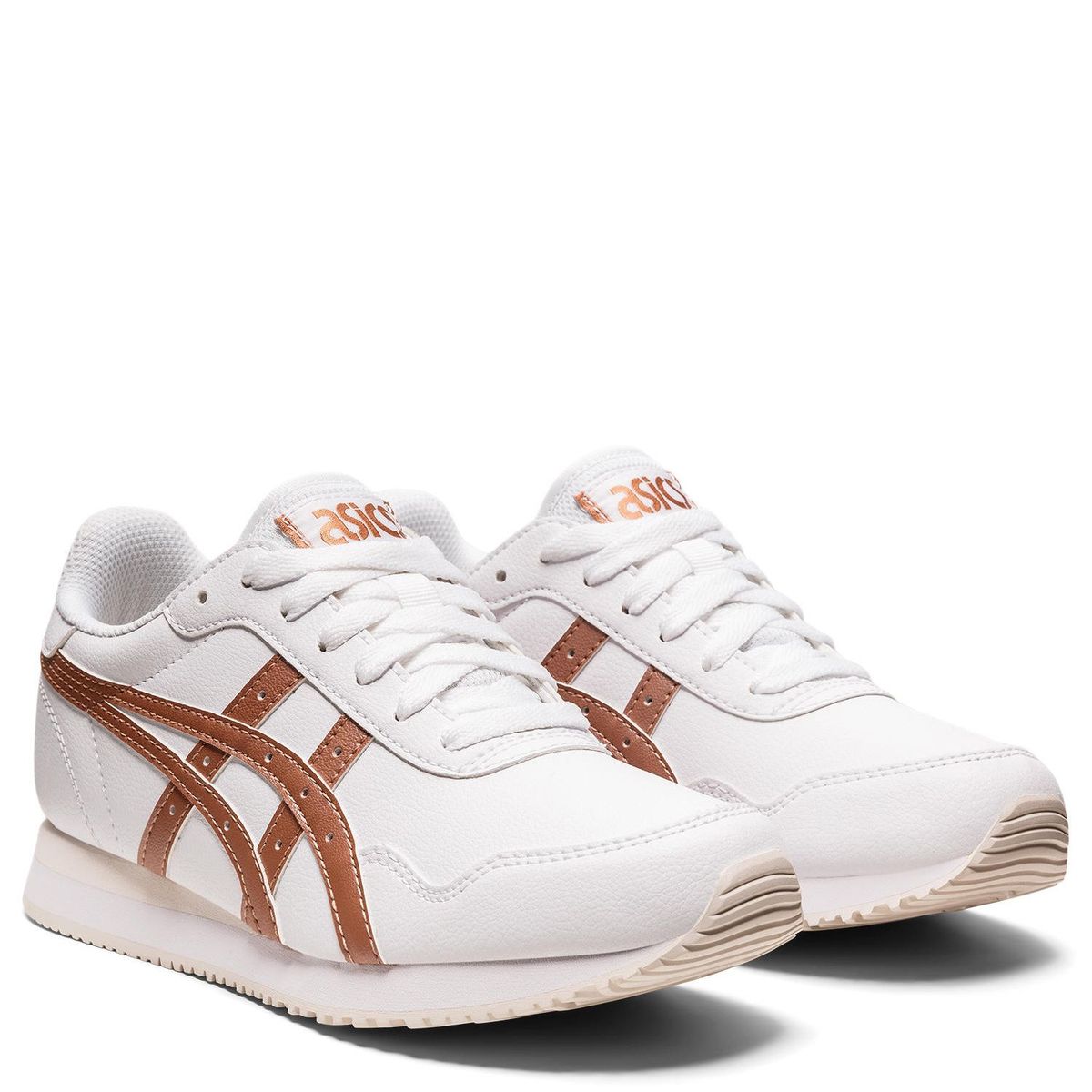 ASICS - Zapatillas Running Mujer Asics Tiger Runner White/Rose Gold