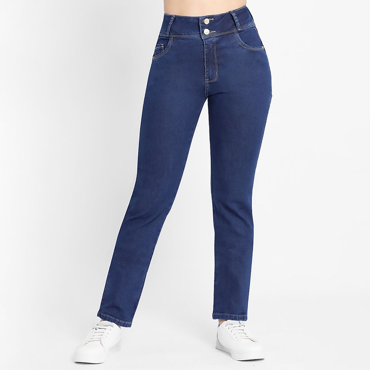 KANSAS - Jean Skinny Tiro Alto Mujer Kansas